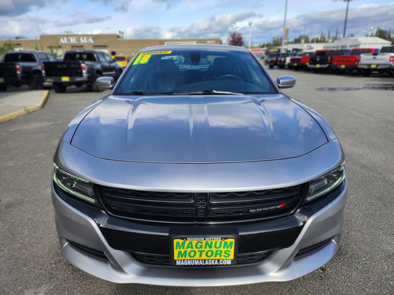 2018 /BLACK LEATHER Dodge Charger SXT AWD (2C3CDXJGXJH) with an 3.6L V6 DOHC 24V engine, 8A transmission, located at 44152 Sterling Highway, Soldotna, 99669, (907) 262-5555, 60.484917, -151.062408 - Photo #2