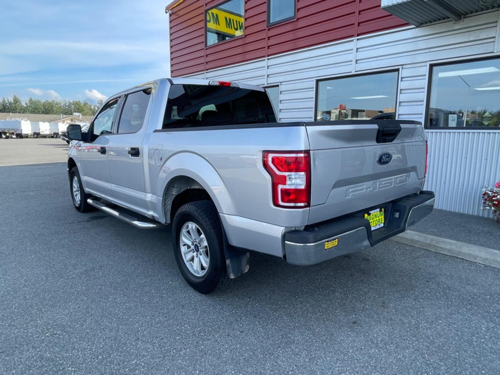 2018 Silver Ford F-150 XLT SuperCrew 5.5-ft. 4x4 (1FTEW1E52JF) with an 5.0L V8 OHV 32V engine, 6A transmission, located at 44152 Sterling Highway, Soldotna, 99669, (907) 262-5555, 60.484917, -151.062408 - Photo #2