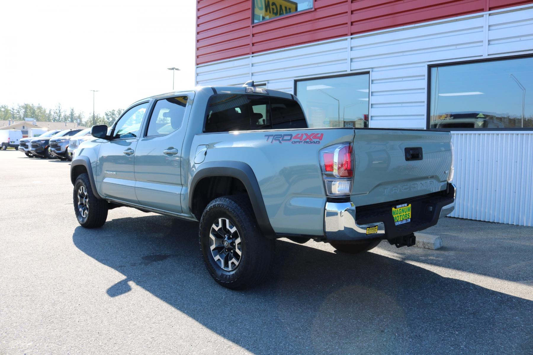 2022 Gray /Black Toyota Tacoma TRD Off Road Double Cab V6 6AT 4WD (3TMCZ5AN3NM) with an 3.5L V6 DOHC 24V engine, 6A transmission, located at 1960 Industrial Drive, Wasilla, 99654, (907) 376-5555, 61.573475, -149.400146 - Photo #3
