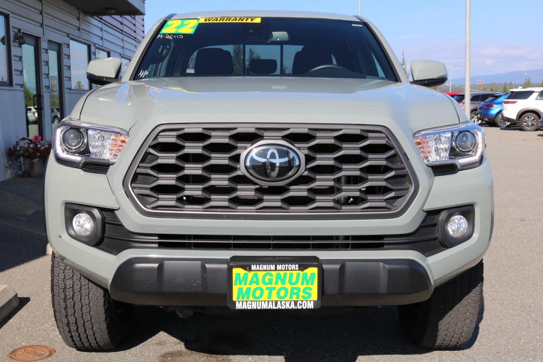 2022 Gray /Black Toyota Tacoma TRD Off Road Double Cab V6 6AT 4WD (3TMCZ5AN3NM) with an 3.5L V6 DOHC 24V engine, 6A transmission, located at 1960 Industrial Drive, Wasilla, 99654, (907) 376-5555, 61.573475, -149.400146 - Photo #7
