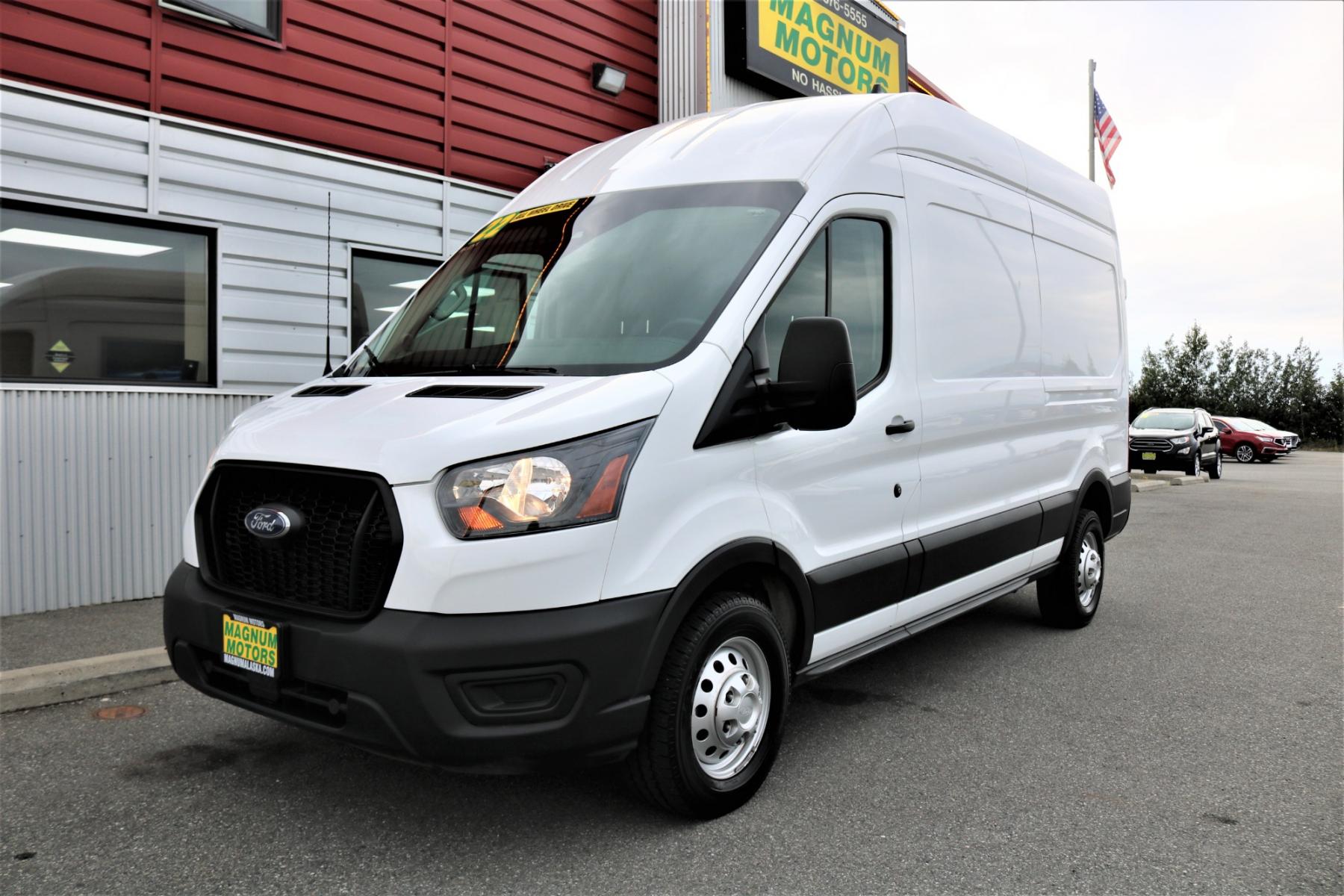 2022 Ford Transit 250 Van High Roof w/Sliding Pass. 148-in. WB (1FTBR2X86NK) with an 3.5L V6 DOHC 24V engine, 6A transmission, located at 44152 Sterling Highway, Soldotna, 99669, (907) 262-5555, 60.484917, -151.062408 - Photo #1