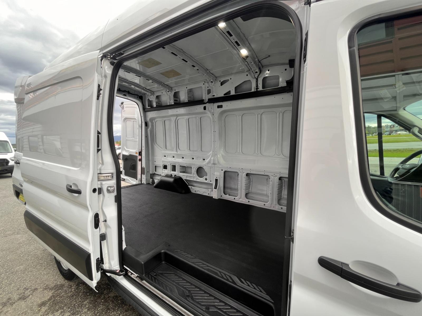 2022 White /Black Ford Transit 350 Van High Roof 148-in. WB EL (1FTBW3U80NK) with an 3.5L V6 DOHC 24V engine, 6A transmission, located at 1960 Industrial Drive, Wasilla, 99654, (907) 376-5555, 61.573475, -149.400146 - Photo #12