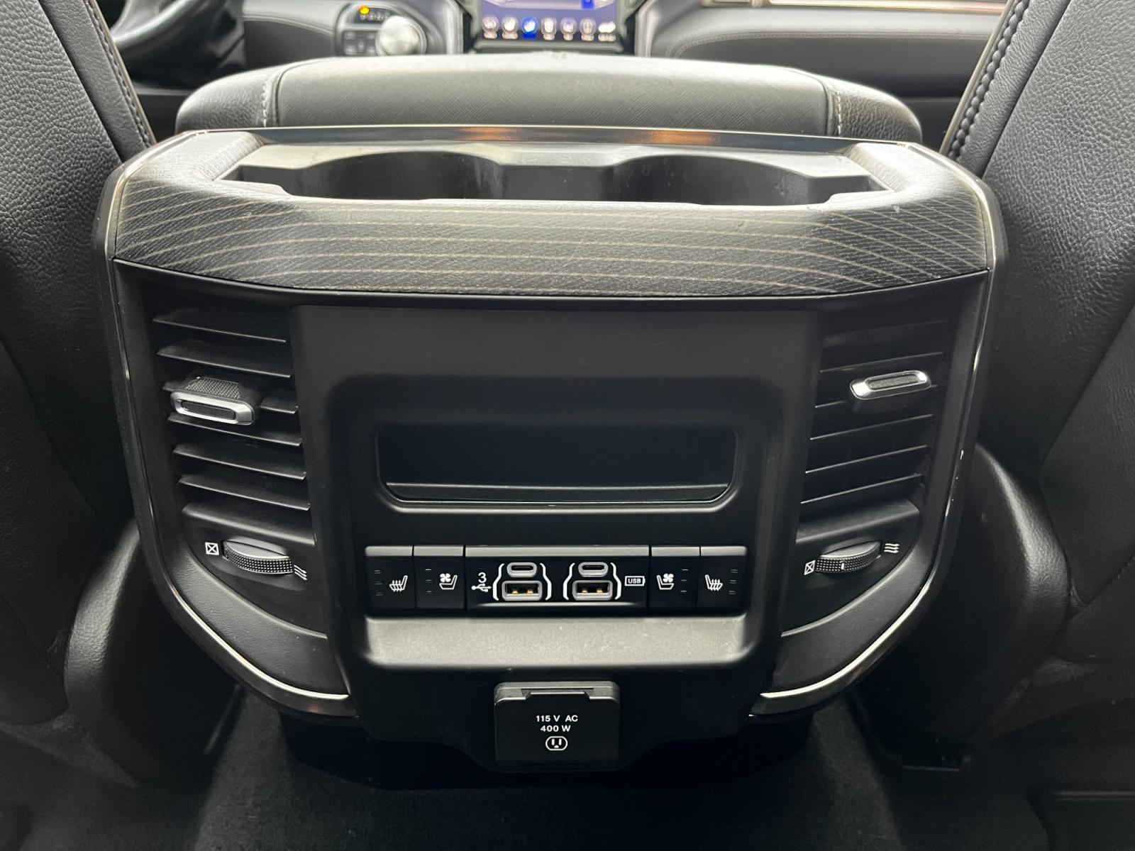 2019 Gray /Black leather RAM 1500 Limited Crew Cab 4WD (1C6SRFPT8KN) with an 5.7L V8 OHV 16V engine, 8A transmission, located at 1960 Industrial Drive, Wasilla, 99654, (907) 376-5555, 61.573475, -149.400146 - Photo #18