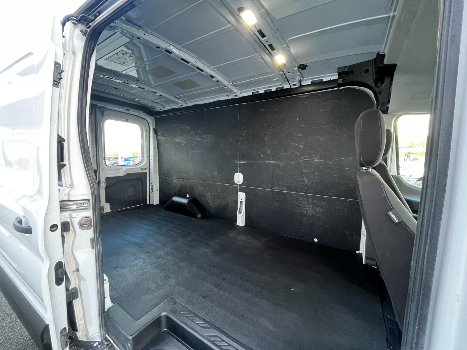 2021 White /Black Ford Transit 250 Van Med. Roof w/Sliding Pass. 148-in. WB (1FTBR2C84MK) with an 3.5L V6 DOHC 24V engine, 6A transmission, located at 1960 Industrial Drive, Wasilla, 99654, (907) 376-5555, 61.573475, -149.400146 - Photo #13