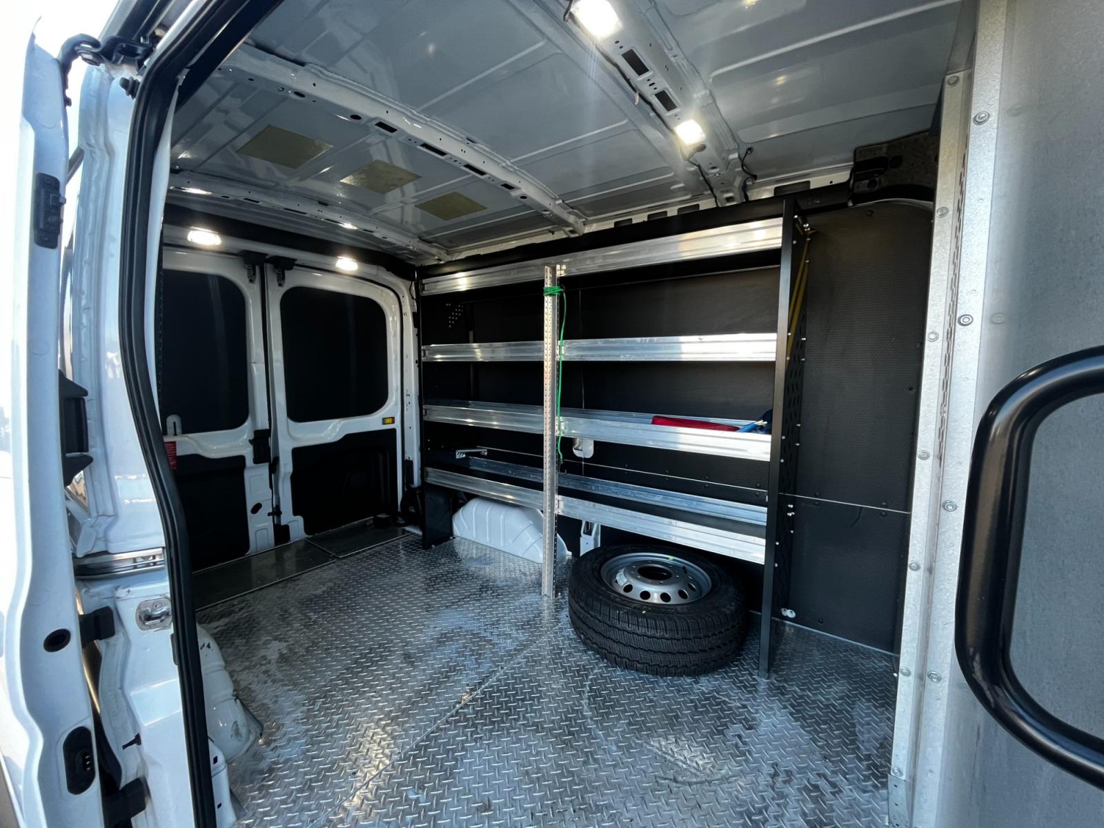 2020 White /Black Ford Transit 350 Van Med. Roof w/Sliding Pass. 148-in. WB (1FTBW2C86LK) with an 3.5L V6 DOHC 24V engine, 6A transmission, located at 1960 Industrial Drive, Wasilla, 99654, (907) 376-5555, 61.573475, -149.400146 - Photo #15