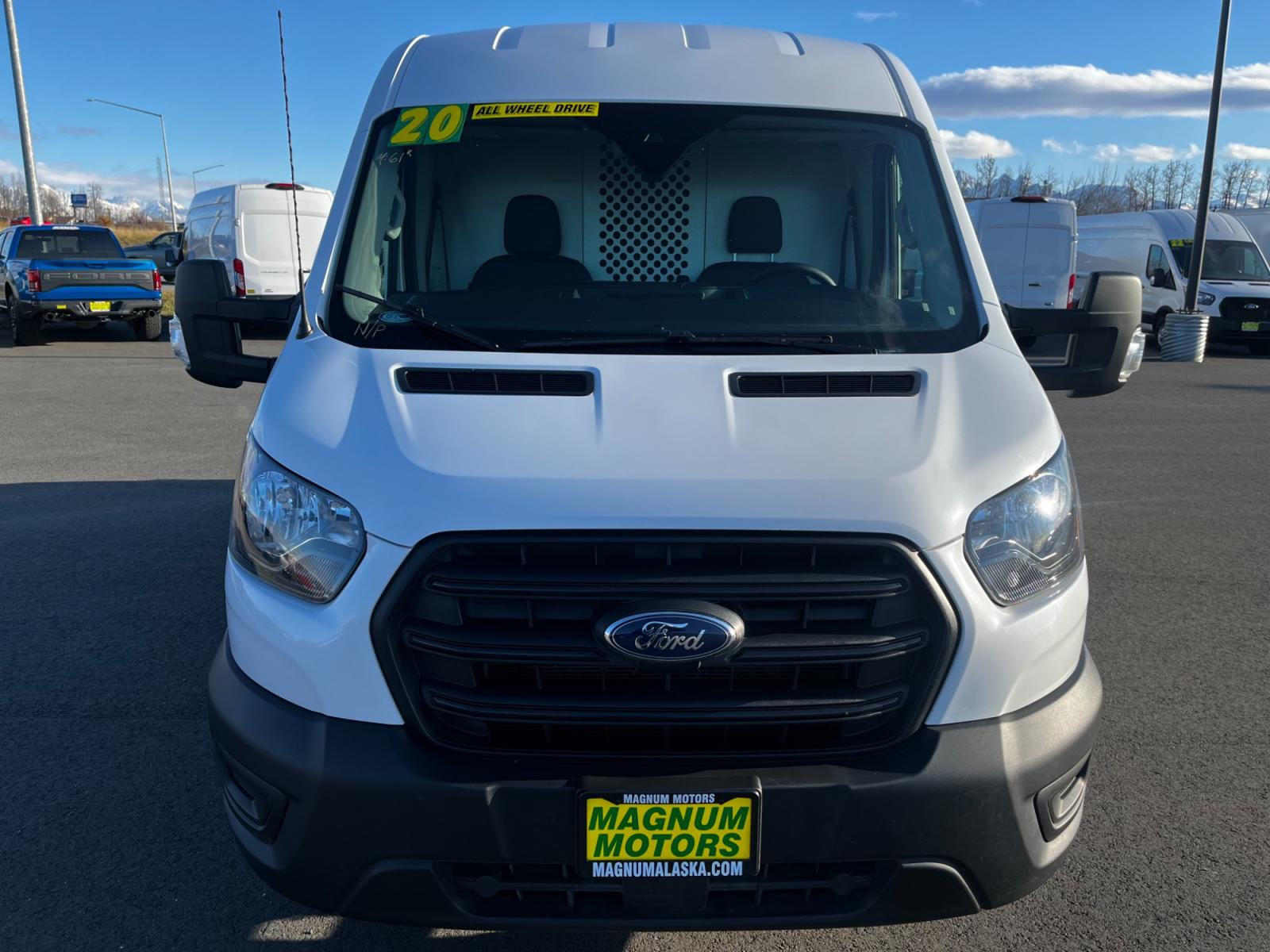 2020 White /Black Ford Transit 350 Van Med. Roof w/Sliding Pass. 148-in. WB (1FTBW2C86LK) with an 3.5L V6 DOHC 24V engine, 6A transmission, located at 1960 Industrial Drive, Wasilla, 99654, (907) 376-5555, 61.573475, -149.400146 - Photo #6