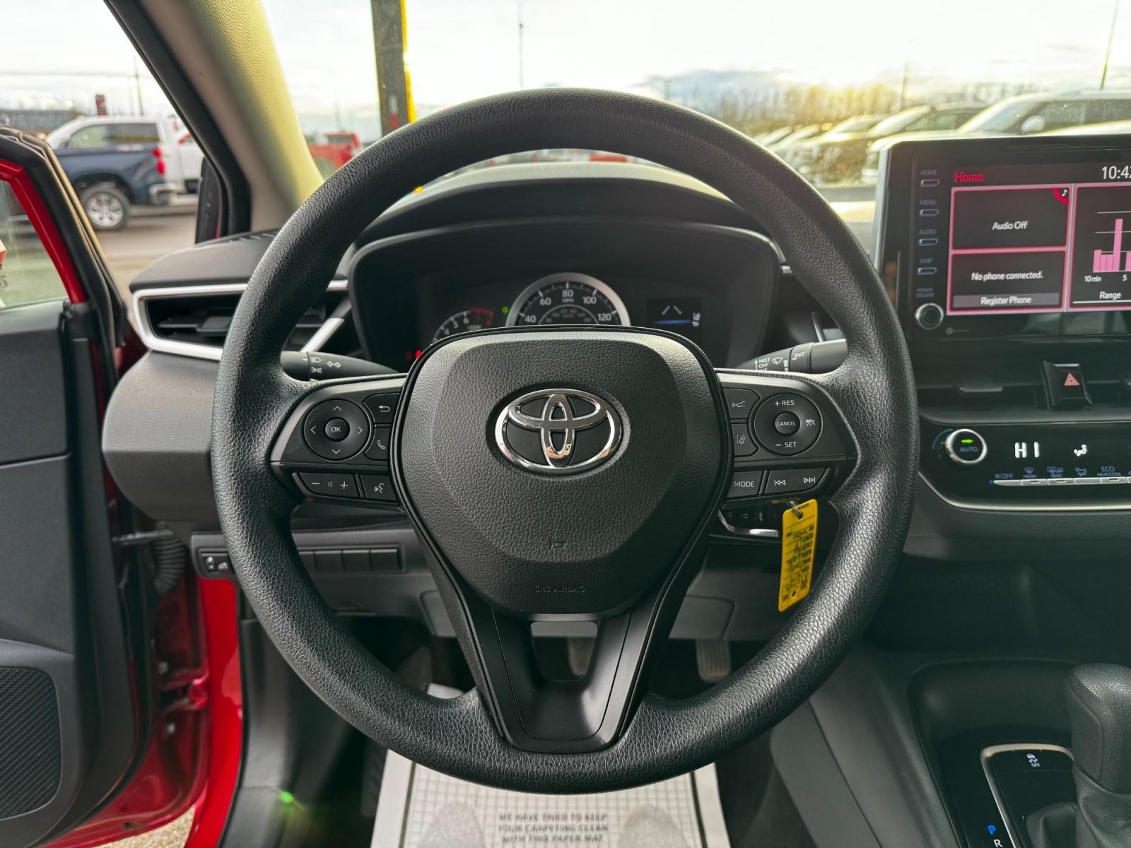 2021 Red Toyota Corolla LE (5YFEPMAE3MP) with an 1.8L L4 DOHC 16V engine, CVT transmission, located at 44152 Sterling Highway, Soldotna, 99669, (907) 262-5555, 60.484917, -151.062408 - Photo #10